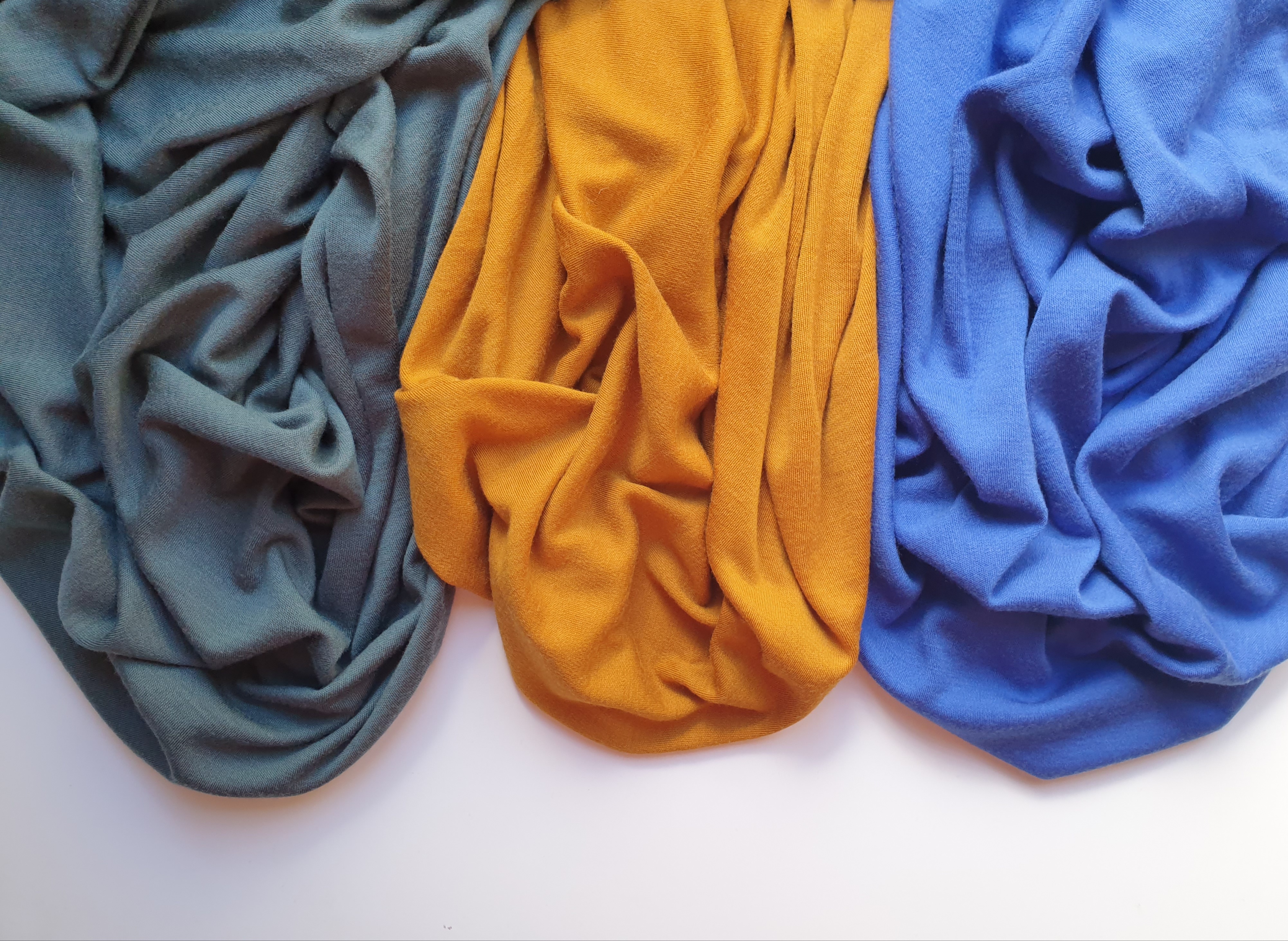 40 cm Merino Interlock Königsblau 