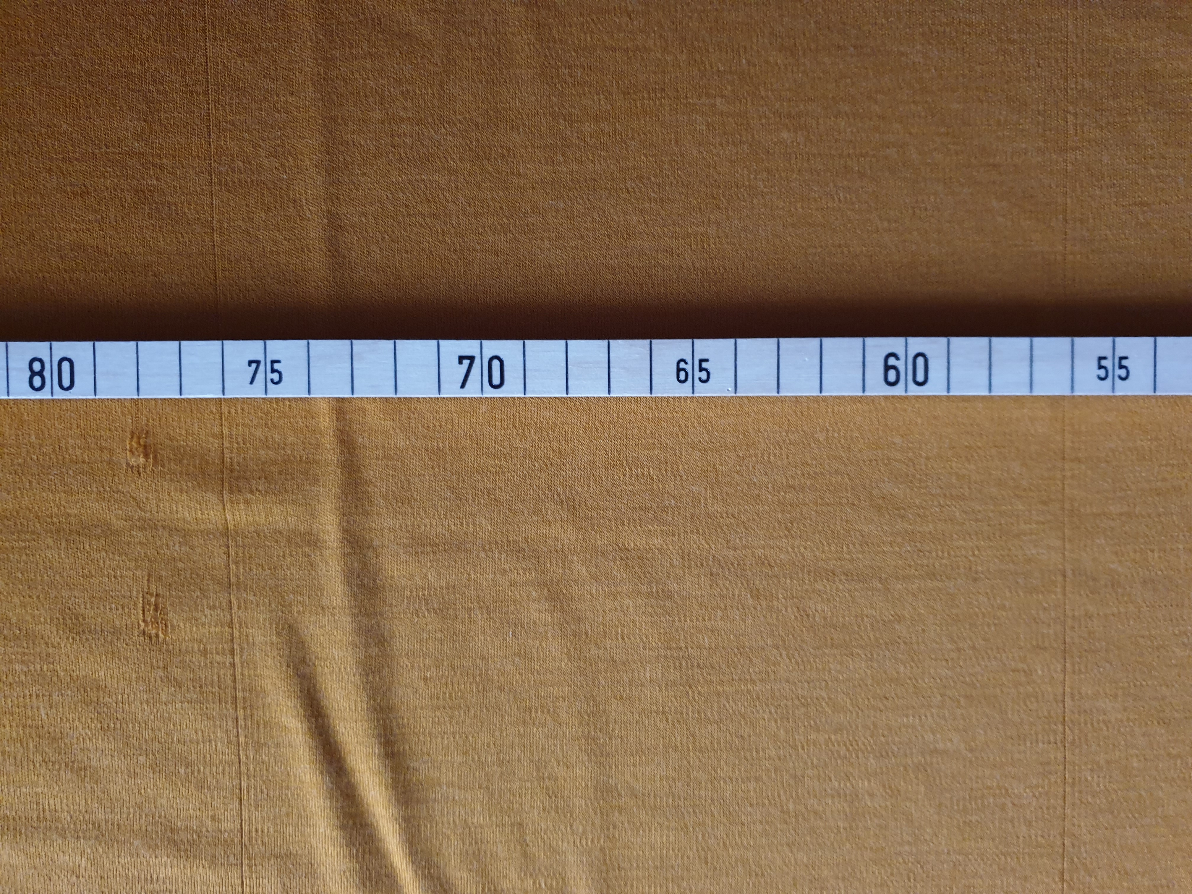 B-WARE Merino Interlock Senfgelb  