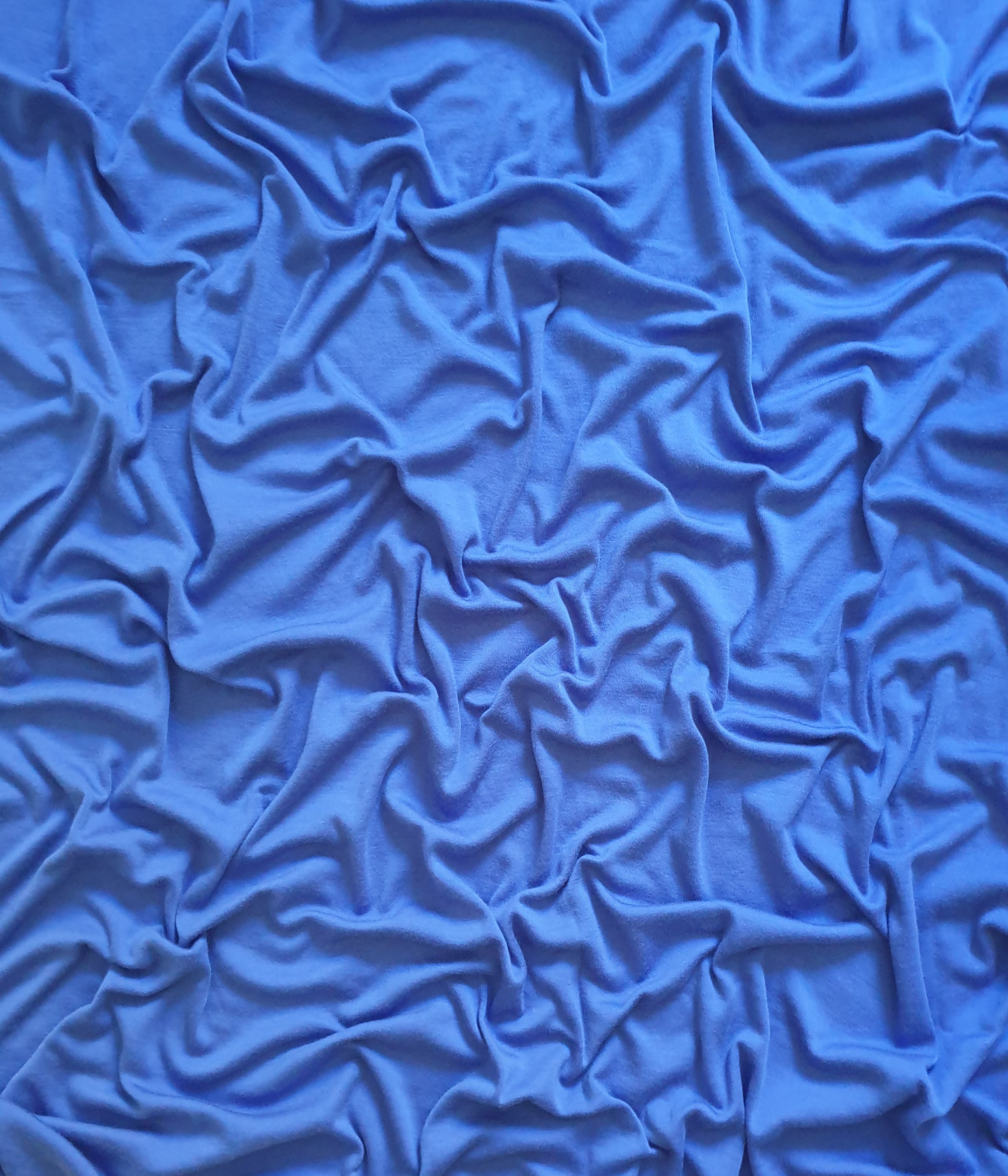 40 cm Merino Interlock Königsblau 