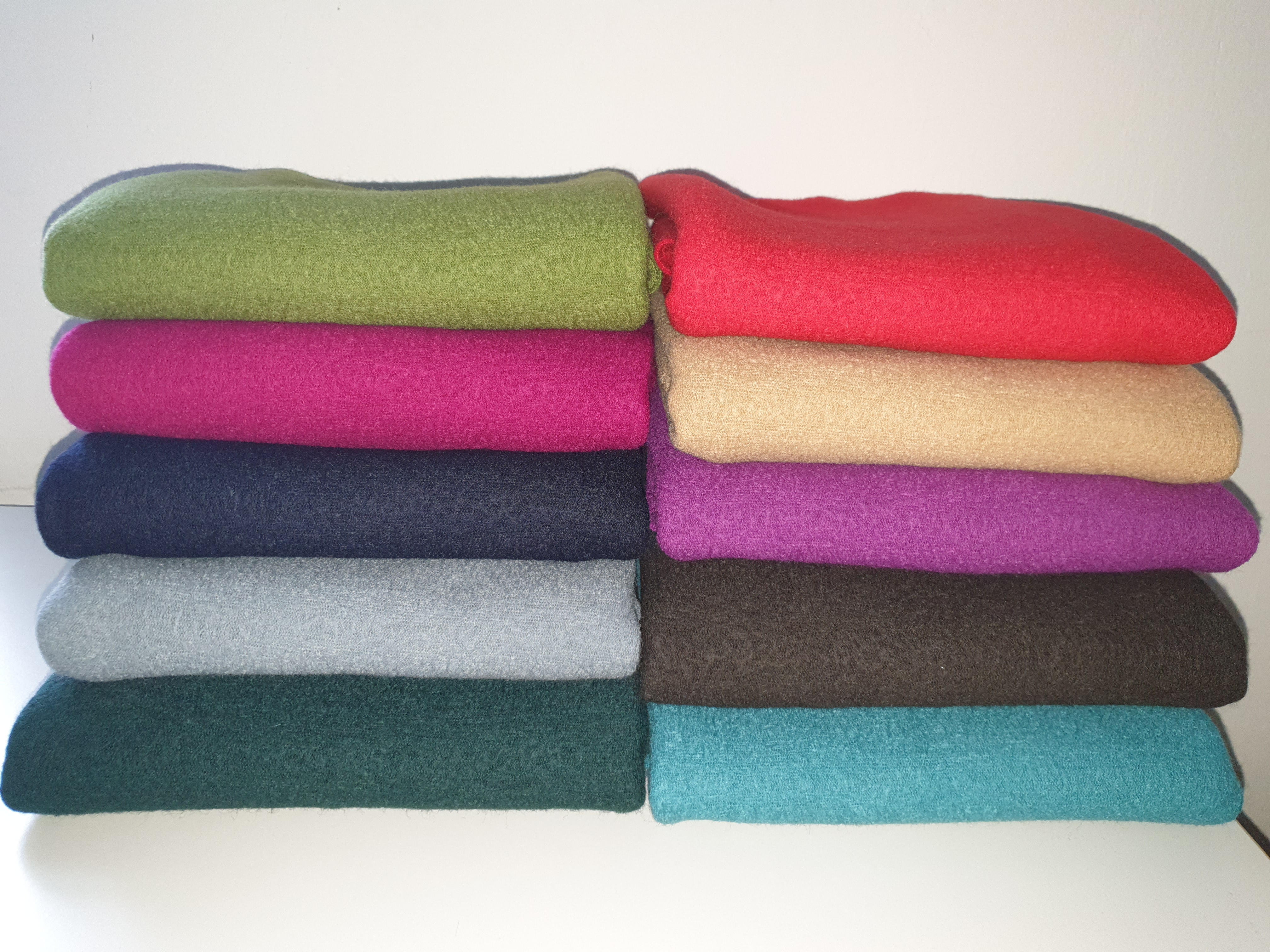 200 cm Wollwalk  Grasgrün 