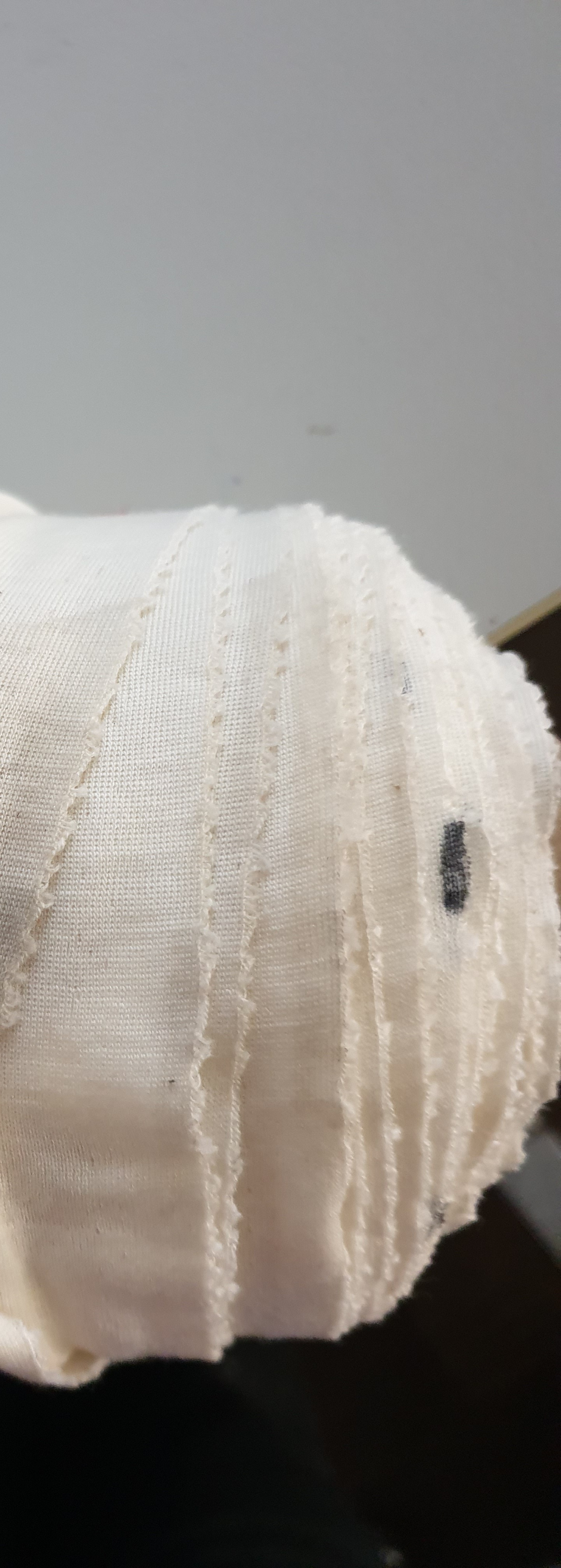 Bio  Wolle / Seide Jersey - Wollweiß ( kbT )