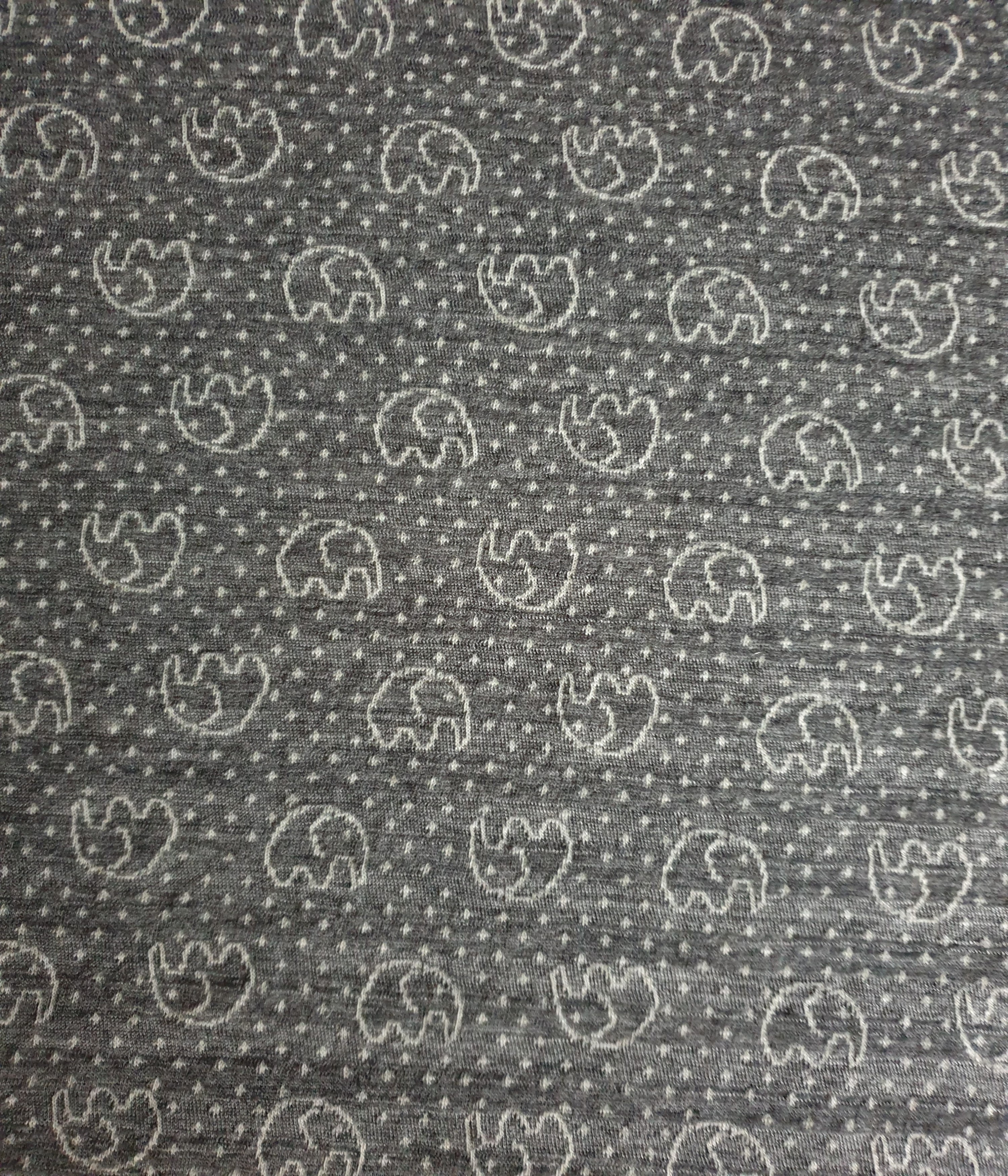 Bio Merinojacquard Elefanten ( kbT )