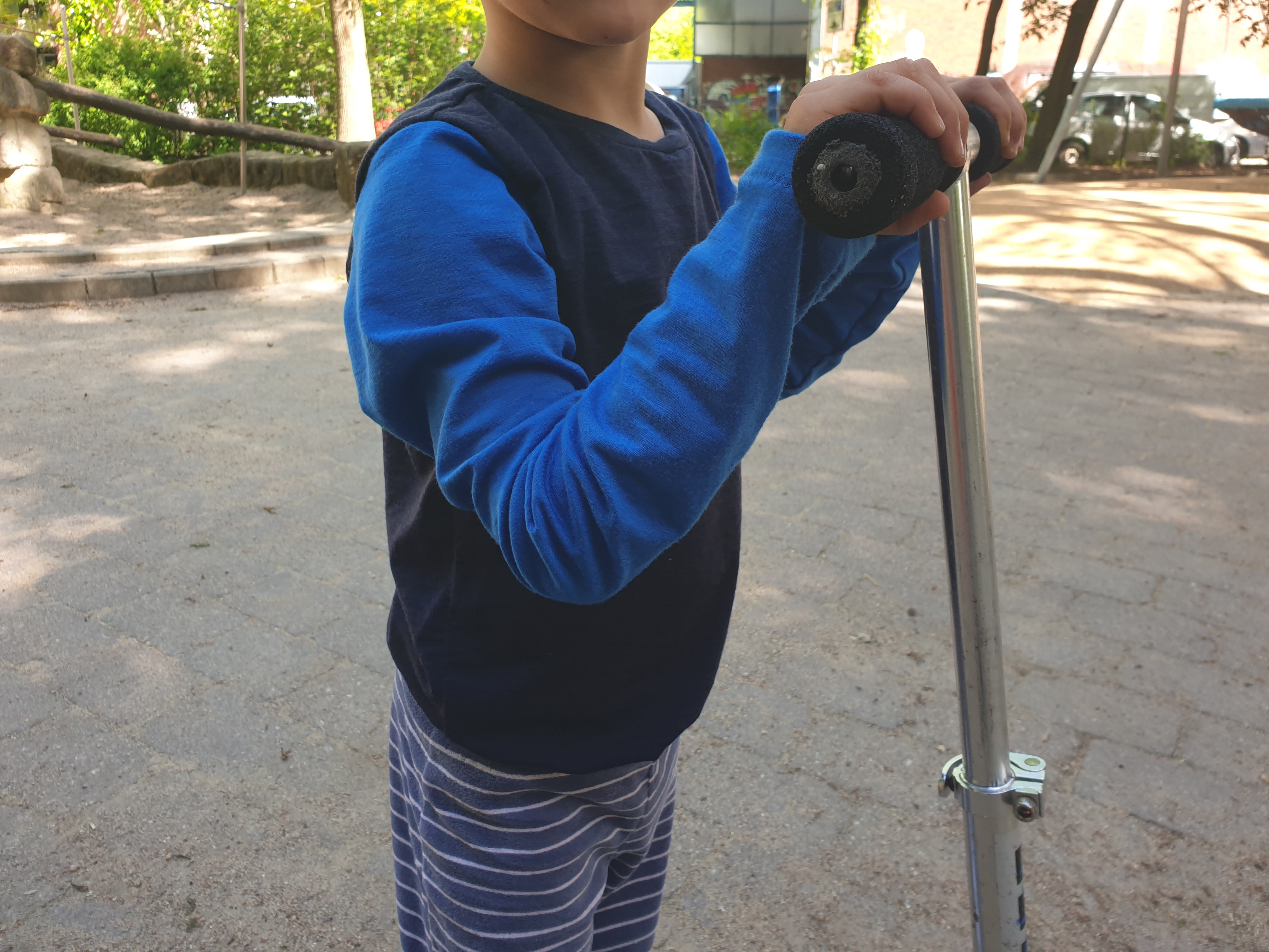 Merino Singlejersey  Nachtblau